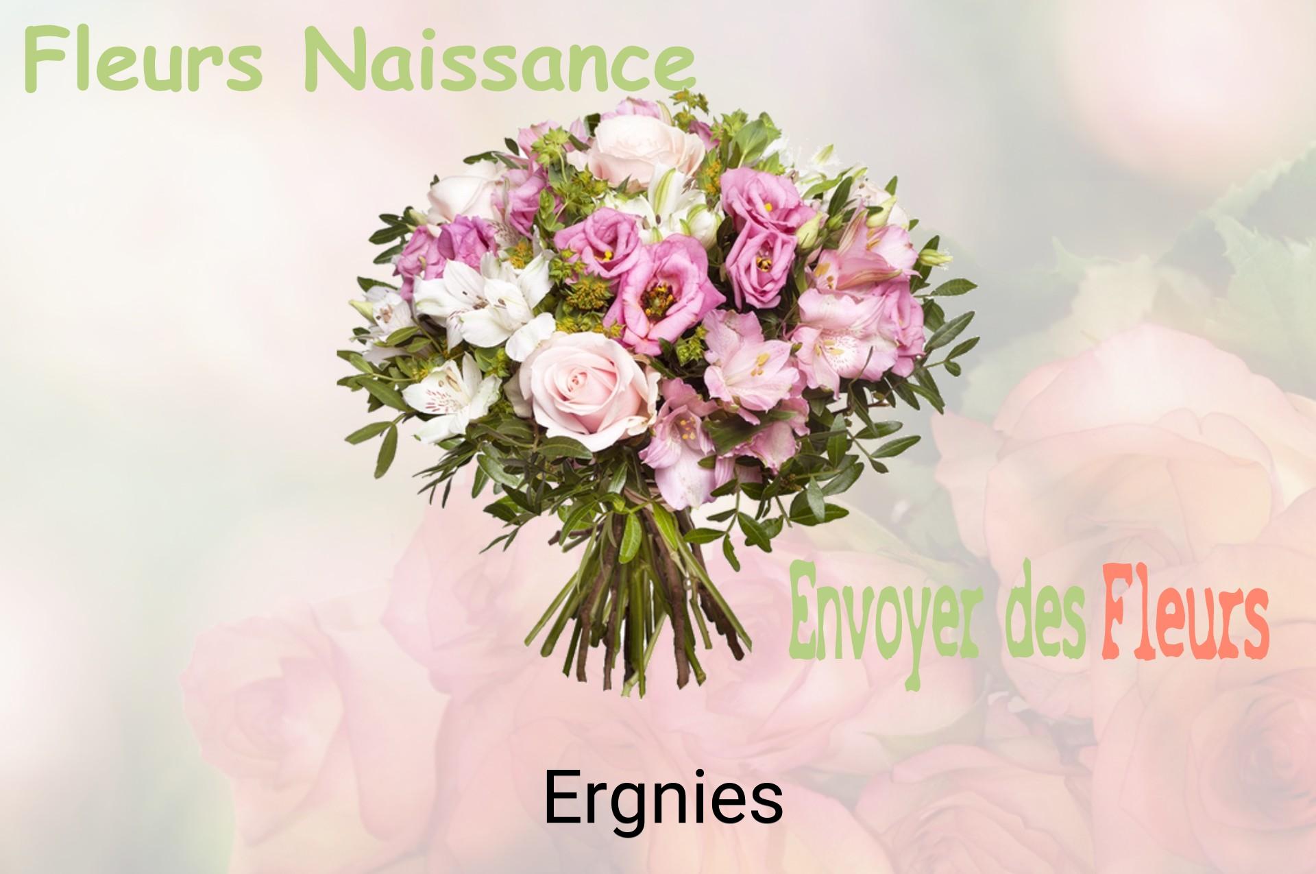 Bouquet de fleurs de naissance livré à Ergnies